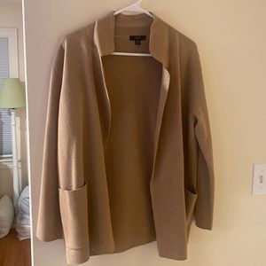 Beige J crew sweater / light jacket